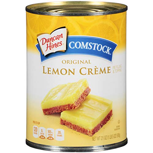 Comstock, Lemon Creme Pie Filling And Topping, 21Oz Can Pack Of 3