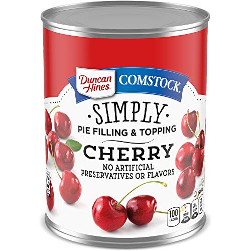 Duncan Hines Comstock Simply Pie Filling &Amp; Topping, Cherry, 21 Oz
