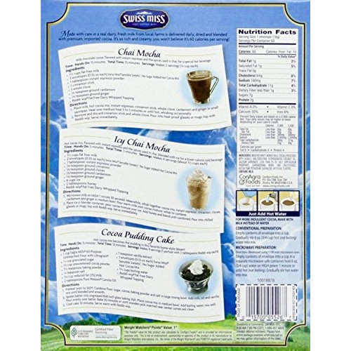 Swiss Miss Milk Chocolate No Sugar Added Not Sugar Free Premium