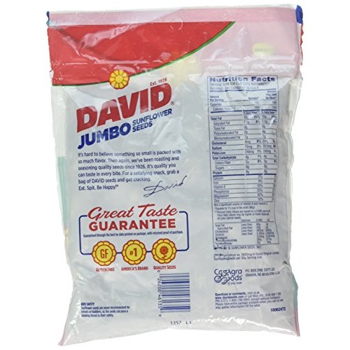 Davids Sunflower Seeds, Reduced Salt, 5.25 Oz