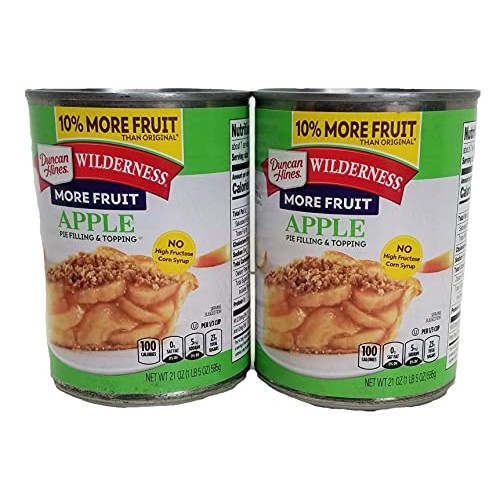 2 Pack-Duncan Hines-More Fruit Apple Pie Filling &Amp; Topping Each