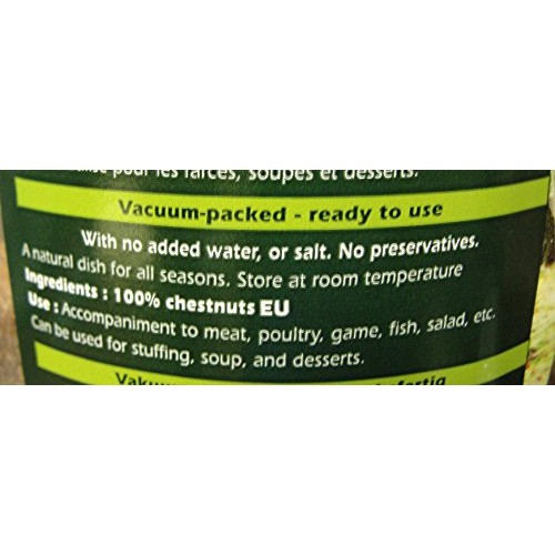 Concept Fruits Whole Roasted Chestnuts In Jar-Large 14.8 Oz