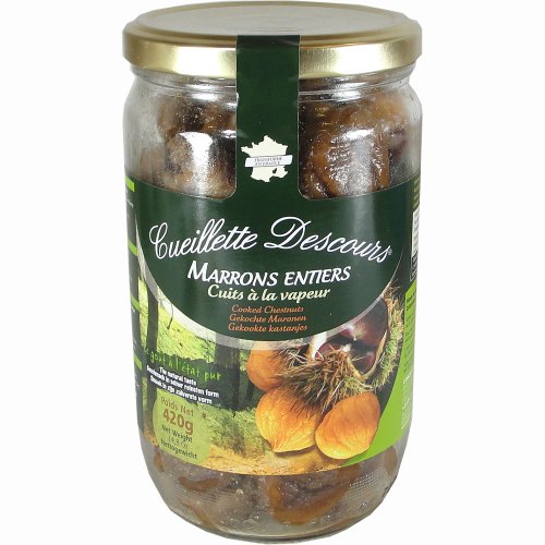 Concept Fruits Whole Roasted Chestnuts In Jar-Large 14.8 Oz