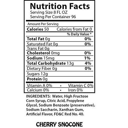 Snow Cone Syrup Gallons W/Pumps Blue Raspberry-Grape-Cherry-Str