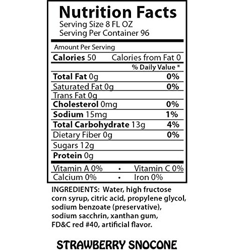 Snow Cone Syrup Gallons W/Pumps Blue Raspberry-Grape-Cherry-Str
