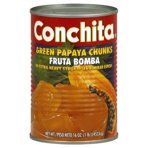 Conchita, Papaya Chunk Green, 16 Oz Pack Of 24