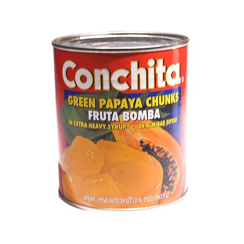Conchita Green Papaya Chunks Trozos De Fruta Bomba 34 Oz