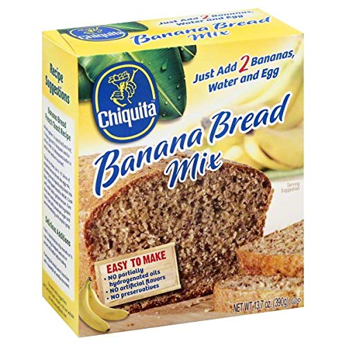 Chiquita Banana Bread Mix ~ 2 Boxes 13.7 Oz Each By Concord Foods