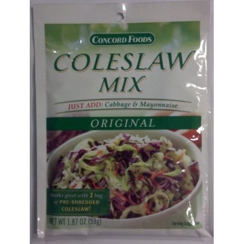 Concord Foods Coleslaw Mix 2 Pkg 1.87Oz Pkgs