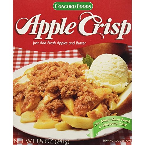Concord Foods Apple Crisp Mix Value Pack Of 6 Boxes