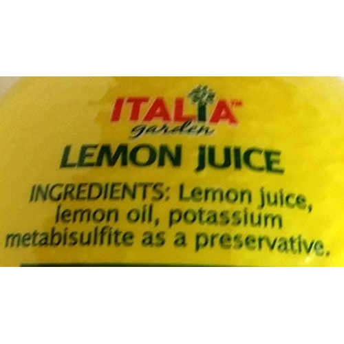 Italia Garden Italian Lemon Juice 6.76 Oz Pack Of 4
