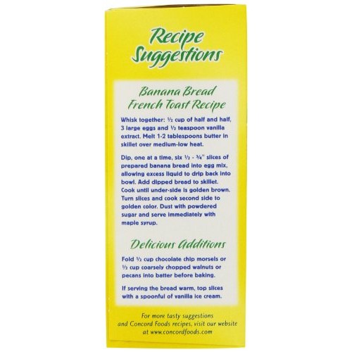 Chiquita Banana Bread Mix, 13.7 Oz. Pack Of 12