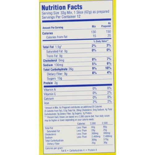 Chiquita Banana Bread Mix, 13.7 Oz. Pack Of 12