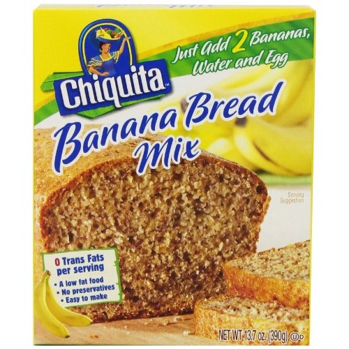 Chiquita Banana Bread Mix, 13.7 Oz. Pack Of 12