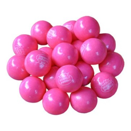 Bubble Gum Balls - Pink Lemonade, 1 Inch, 5 Lb Bag