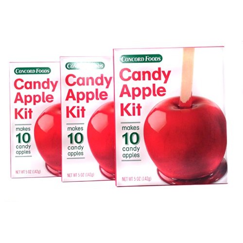 Concord Candy Apple Kit 3 Pack Bundle - 30 Ct.