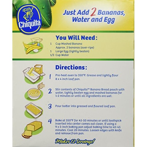 Chiquita Banana Bread Mix, 13.7 Oz