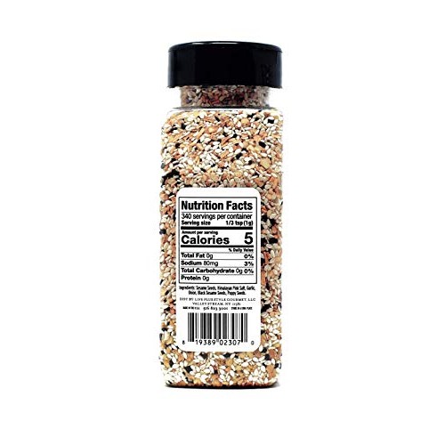 Everything Bagel Salt Free Seasoning Premium Spice Blend With Se