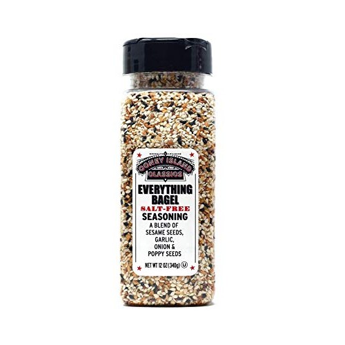 Everything Bagel Salt Free Seasoning Premium Spice Blend With Se