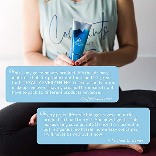 Organic Coconut Oil Travel Tube - New Packaging | Fair Trade, Or