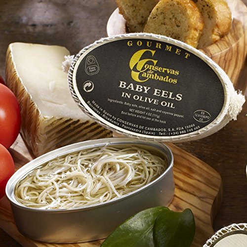 Angulas - Tiny Baby Eels In Olive Oil