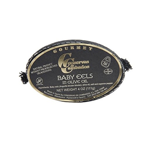 Angulas - Tiny Baby Eels In Olive Oil