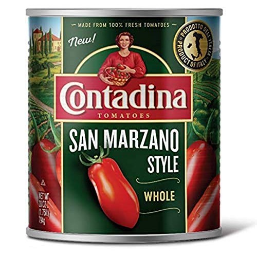 Contadina Canned Whole San Marzano Style Tomatoes, 28 Oz Pack Of 6