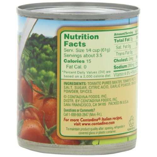 Contadina Tomato Sauce, 8-Ounce Pack Of 8