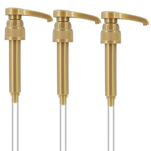 COODUM 3 Packs Coffee Syrup Pump Fits 750Ml Torani, DaVinci, Jor...