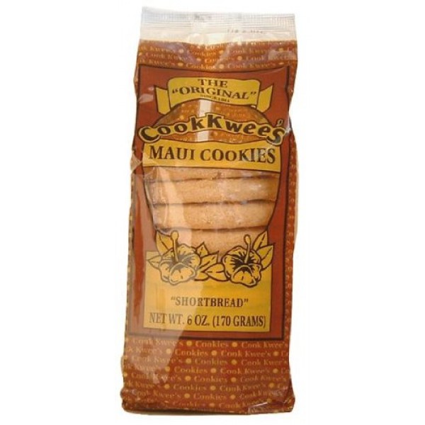 Shortbread Cookie 6 Ounces Cook Kwees The Original Maui Cookies