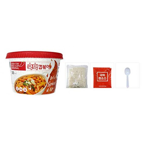Rice Cup Korean Tteokbokki Original 5.74Oz163G X 4Ea | Spicy R