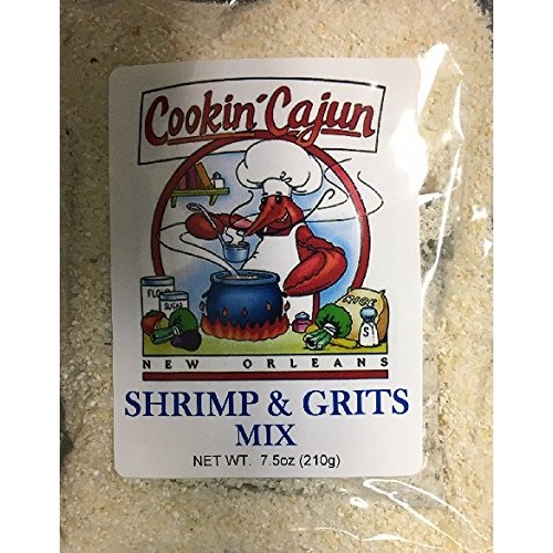 Cookin Cajun New Orleans Shrimp &Amp; Grits Mix One 7.5 Oz Package