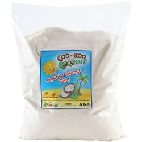 Coconut Flour Organic, 3 Lb W/ E Book, Gluten-Free, Raw, Keto, P