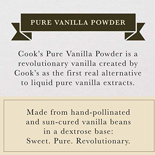 Cook’S, Pure Vanilla Powder, World’S Finest Gourmet Fresh Premiu