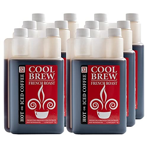 Cool Brew Fresh Coffee Concentrate - French Roast 6X1 Liter- Ma