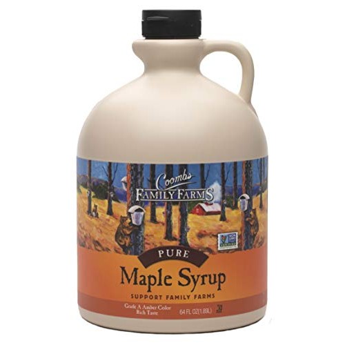 Coombs Family Farms Maple Syrup, Grade A Amber Color, Rich Taste