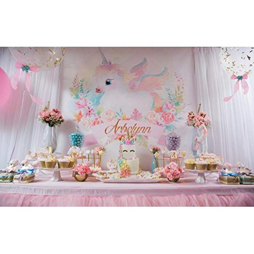 Coonoe, Unicorn Cake Topper,Handmade Party Cake Decoration Suppl