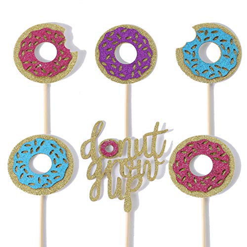 Donut Cupcake Toppers For Donut Grown Up Party Kids Birthday Par
