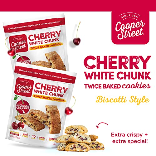 Cooper Street Cookies All Natural Twice Baked Crispy Cookie, Pea...