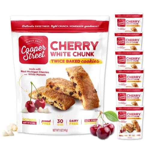 Cooper Street Cookies All Natural Twice Baked Crispy Cookie, Pea...