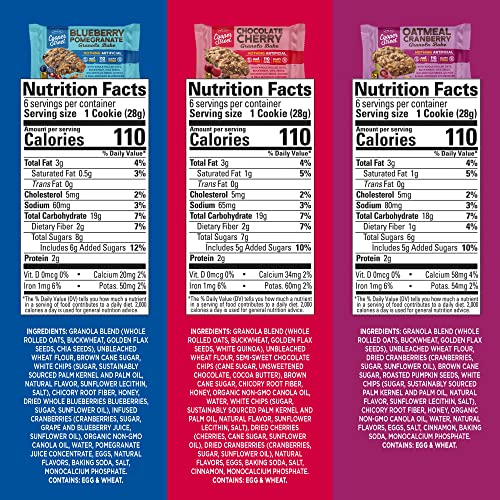 Cooper Street Cookies Healthy Breakfast Bakes, Granola Bars W/ B...
