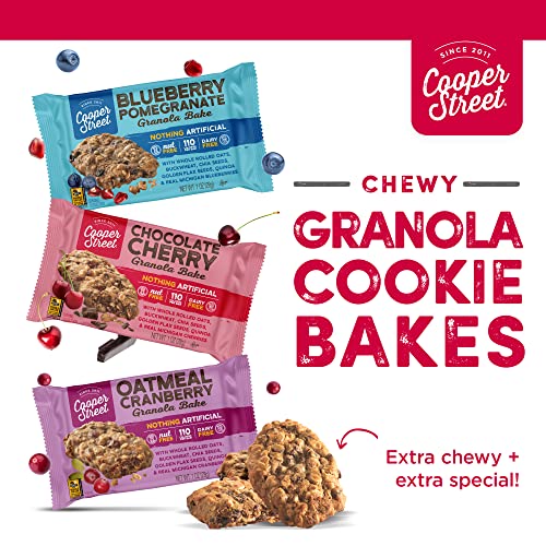 Cooper Street Cookies Healthy Breakfast Bakes, Granola Bars W/ B...