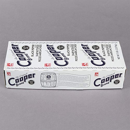 Cooper Cheese Black Pepper Flavored Sharp White American Cheese