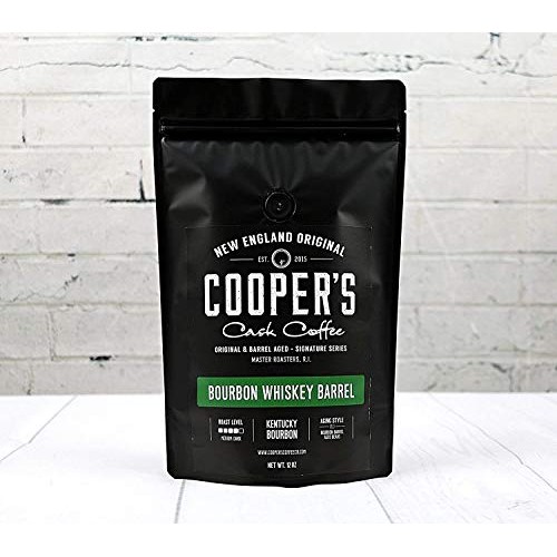 Bourbon Whiskey Barrel Aged Coffee - Whole Bean, Single Origin G...