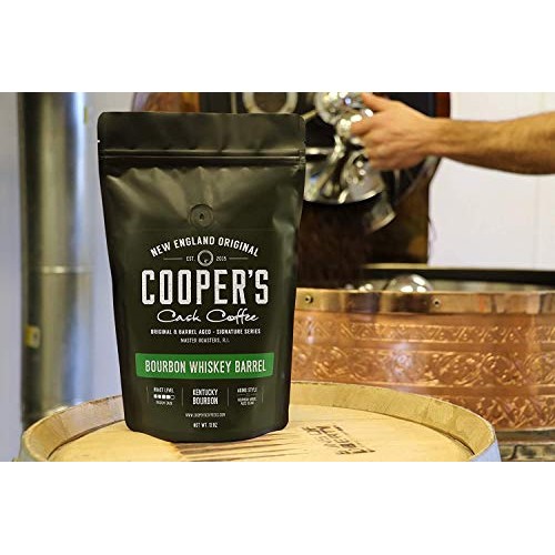 Bourbon Whiskey Barrel Aged Coffee - Whole Bean, Single Origin G...