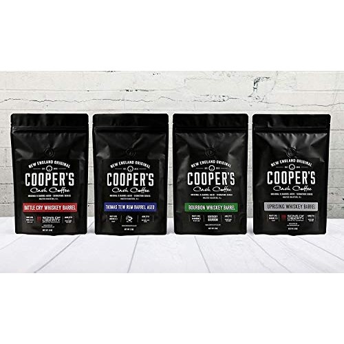 Bourbon Whiskey Barrel Aged Coffee - Whole Bean, Single Origin G...