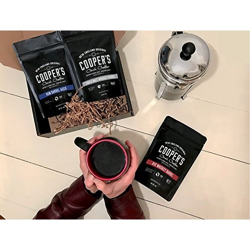 Whiskey &Amp; Rum Barrel Aged Coffee Bean Box Set - Ground - 3 Bags