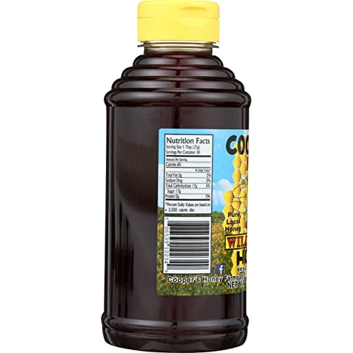 Coopers Honey Raw Honey, 24 Oz
