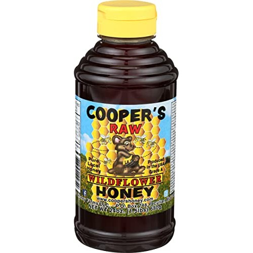 Coopers Honey Raw Honey, 24 Oz