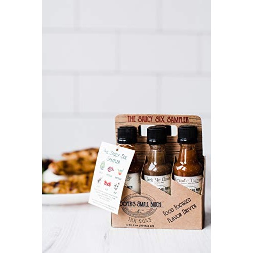 Hot Sauce Gift Set / Six Unique Flavors 1.7Fl Oz. Ea. Tsa Appro